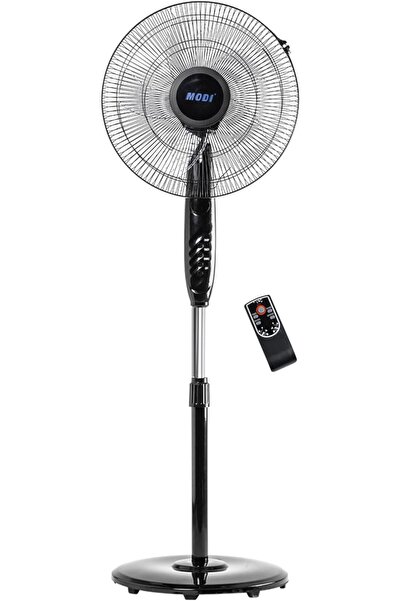 Generic MODI 16" Black Pedestal Fan – 3-Speed Control, 50W Powerful Motor, Si...