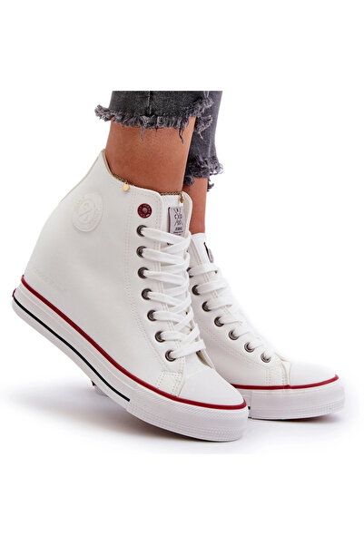 CROSS JEANS Women's Wedge Sneakers NN2R4004 White 36