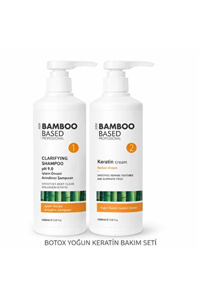 Bamboo Based Professional BOTOX KERATİN SETİ 2x1000 ML. (SALON BAKIMI)