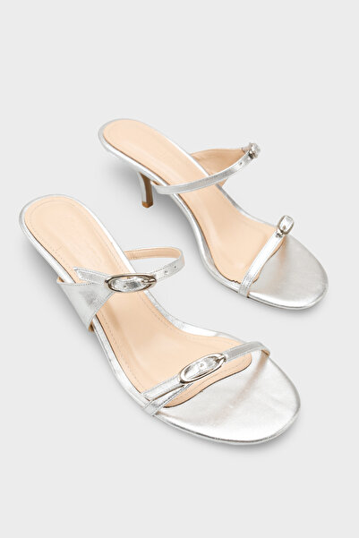 Capone Outfitters Gerda Round Toe Double Buckle Medium Heel Stylish Women's S...