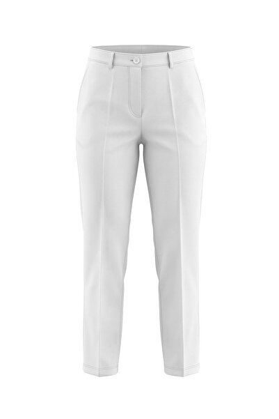 Sentez Γυναικείο παντελόνι Βαμβάκι Slim K Ζώνη - Εκρού