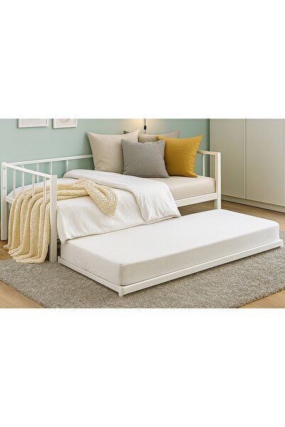 Vivense TİTAN YAVRULU DAYBED KARYOLA, BEYAZ, 80X190 90X190