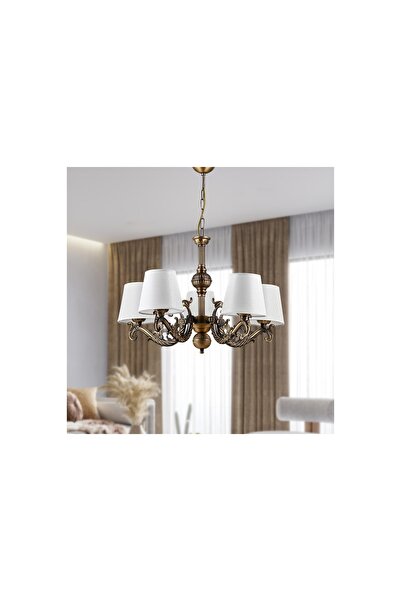 Vivense SAVA ZAMAK AVİZE ESKİTME ŞAPKALI, BEŞ KOLLU