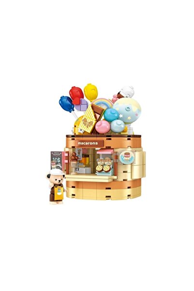 FABBA TOYS مجموعة دمى الدببة P881201 من عالم الآيس كريم، 354 قطعة من مكعبات ا...