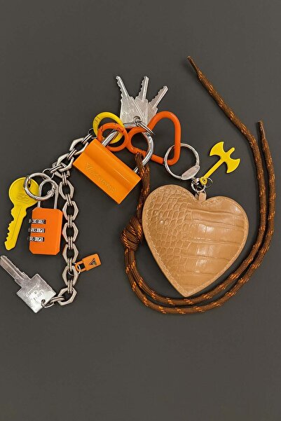 E MODA Breloc și ornament pentru geantă cu model de crocodil, cu figuri de in...