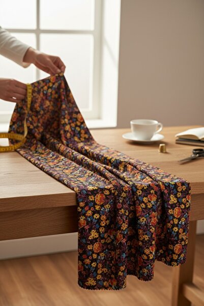 Akbaşlar %100 Viskon Yumuşak Dokulu Dokuma Kumaş | 1 Metre | En: 150cm