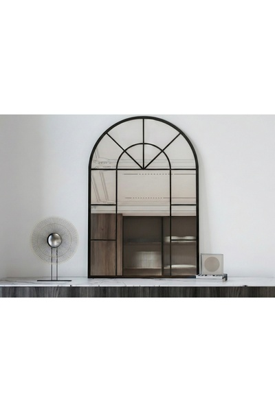 Vivense LUKKA METAL ÇERÇEVELİ AYNA, SİYAH, 120X80 CM