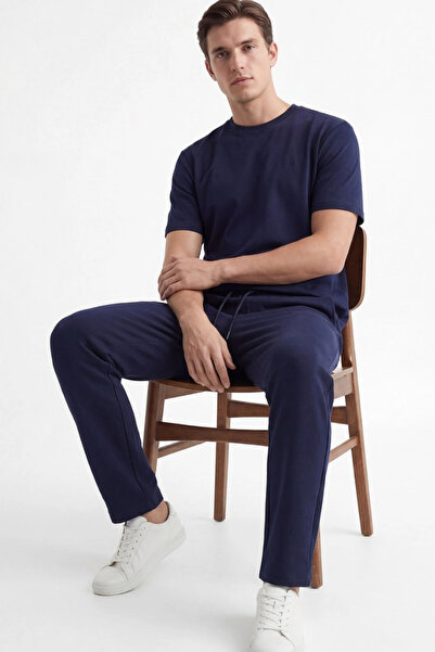 EXSPORT Oversized Short Sleeve Loose Men's Two-Piece Comfortable Cut Casual S...