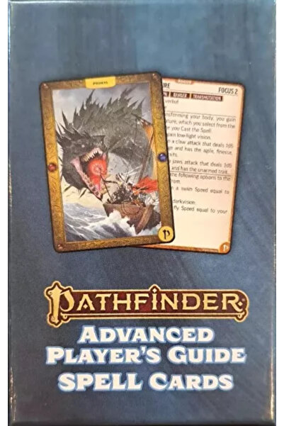 Paizo Pathfinder Spell Cards: Advanced Player’s Guide