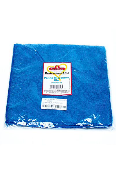 Minerva Professional Microfiber Cloth Blue, 40x40cm