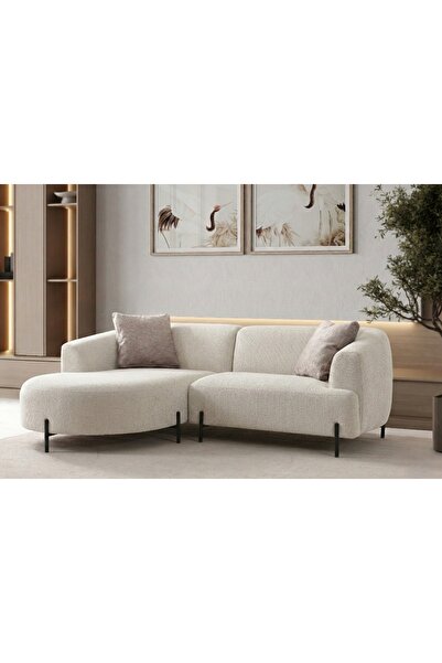 Vivense Armoni Small Köşe Koltuk Beyaz, Sol