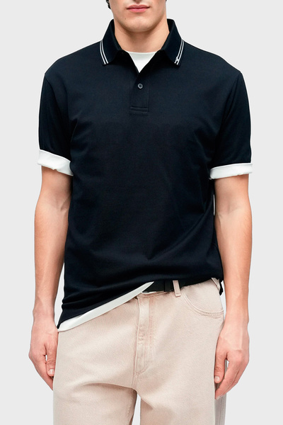 Emporio Armani Logolu %100 Pamuk Regular Fit Polo Erkek POLO EM005842 AF12955...