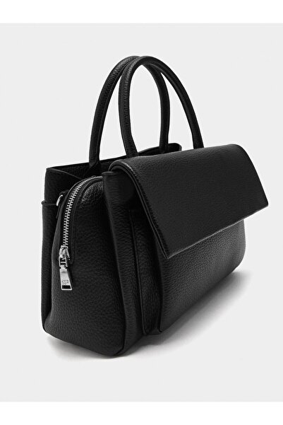 PARFOIS Kadın Dokulu ve Kapaklı Tote Çanta