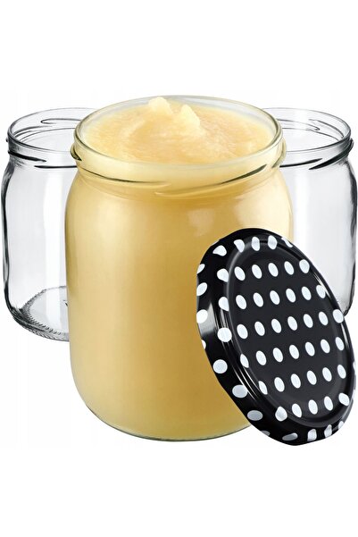 KADAX 8 buc. Borcane 540 ml 500 ml Miere, Capace, Confituri Fi 82