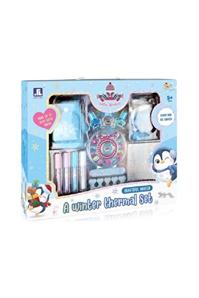 zyra toys Set cu produse de machiaj, ciorapi si manusi albastre.