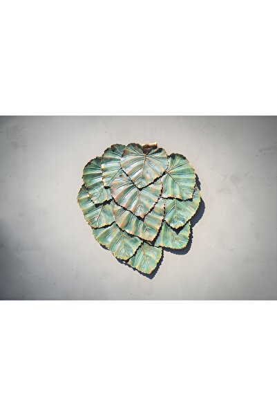 Vivense Yaprak Model Dekoratif Tabak