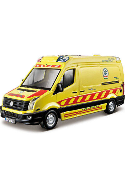 Bbugaro Macheta Bburago Emergency Vehicol Ambulanta Hu Scara 1/50 Bb32025-32011