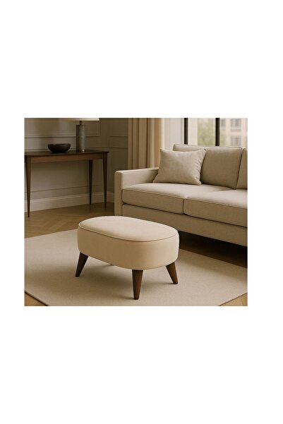 Vivense OVAL PUF, KREM