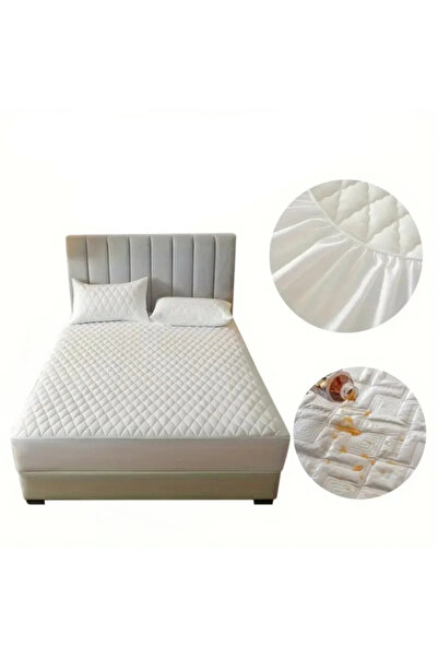 Magdeal Waterproof mattress Bed Sheet with non-slip fastening 140x200 cm