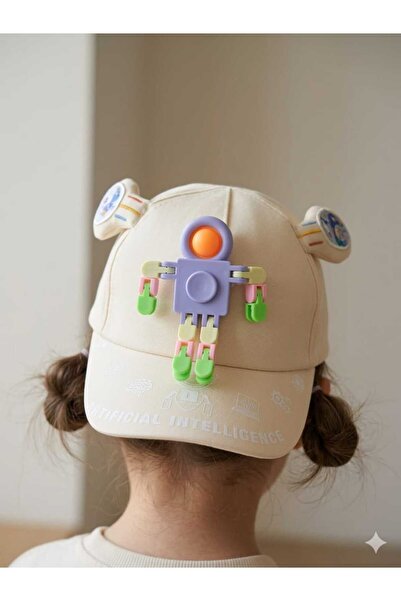 Kitti Șapcă pentru copii cu figurine de jucărie detașabile pentru vârstele 5-...