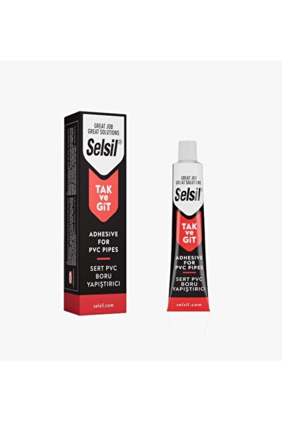 Selsil Takvegit Pvc Sert Plastik Yapıştırıcı 125 Gr.