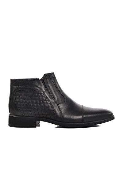 Aspor Black Genuine Leather Classic Men's Boots