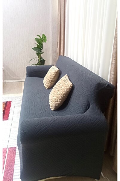 nurluk Leaf Pattern 3-Seater One Piece Elastic Stretchy Very High Quality Sof...