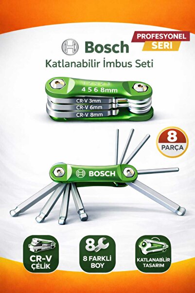 Bosch 8-Piece Folding Allen Set