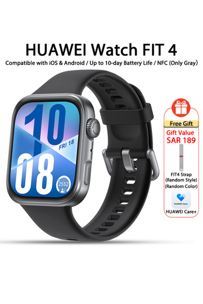 Huawei WATCH FIT 4 Smart Watch, 1.82" Display, up to 10-Day Battery Life, iOS...