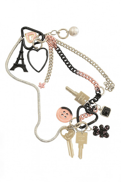E MODA Μπρελόκ και στολίδι τσάντας με θέμα τον Παρίσι με φιγούρα του Πύργου τ...