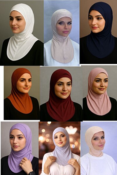 ALDAIYR 9 قطع من قبعات النينجا العازلة للرأس مع طوق للرقبة قماش قابل للتمدد ق...