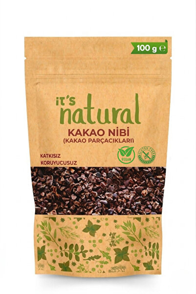 it's Natural Kakao Nibi 100 g | Kakao Parçacıkları | Cocoa Nibs | Katkısız