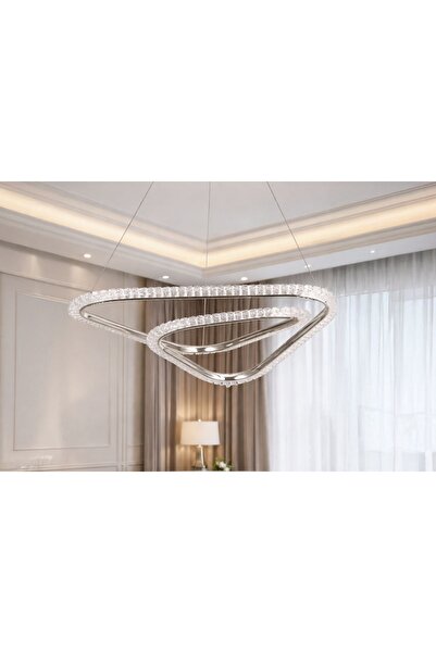 Vivense Sare Led Avize, Krom, 50 Cm