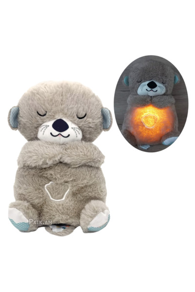 OEM Jucarie de Plus Vidra cu Lumina si Respiratie