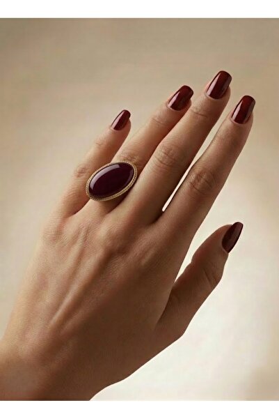 Candy Nuveria Narin Saltanat - Mineli Altın Kaplama AYARLANABİLİR Yüzük