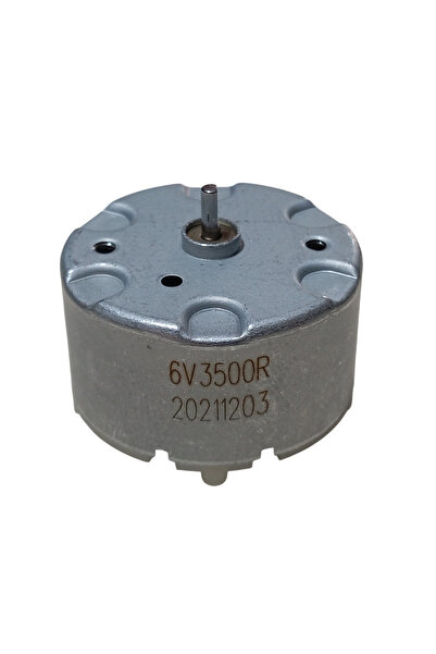 Devre Dünyası RF-500 DC 6V 3500Rpm DC Motor (Çap 32mm Uzunluk 30mm) Hobi Oyun...
