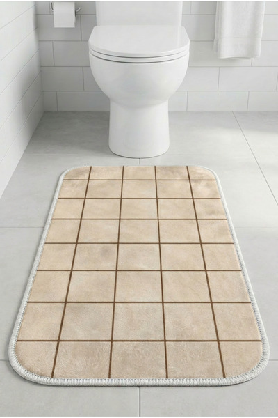 Zevahir Home Χαλάκι μπάνιου πολλαπλών χρήσεων για μπροστά από την τουαλέτα, α...