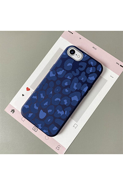 CASEVIBE iPhone 7/8/SE 2020 2022 Uyumlu Şık leopar desenli, deri dokulu telef...