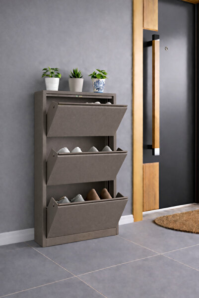 RaMetal Dekorasyon Dekoratif Metal Ayakkabılık 3 lü