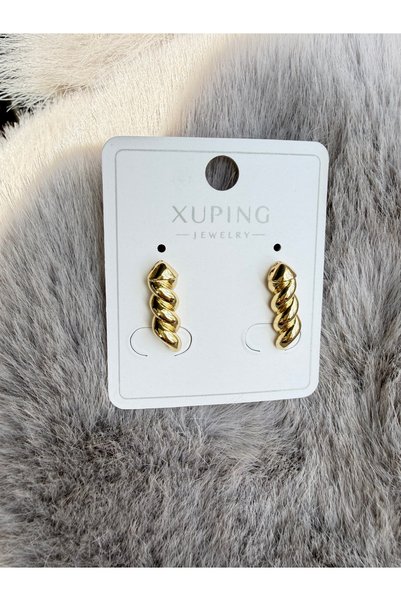 XUPING JEWELRY Burgu Gold Küpe