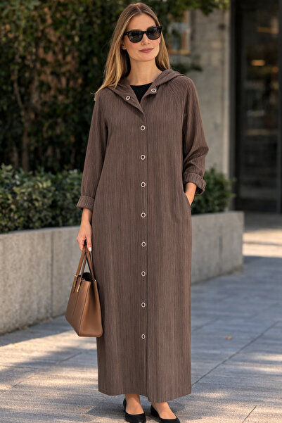 Kayra Hooded Lyocell Viscose Pardesü
