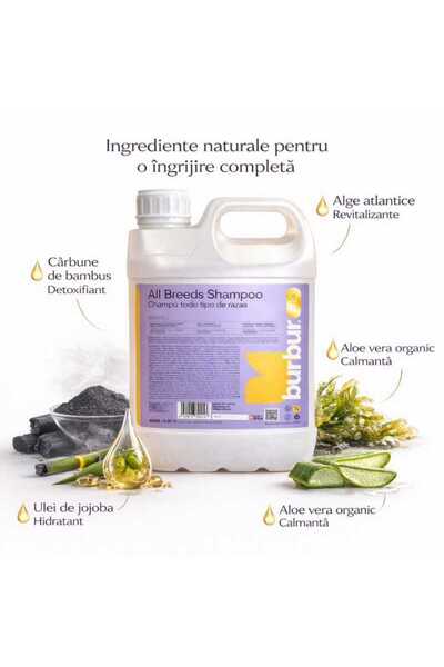 Burbur Pro ȘAMPON UNIVERSAL SUPER-PREMIUM PENTRU CÂINI ȘI PISICI 4L