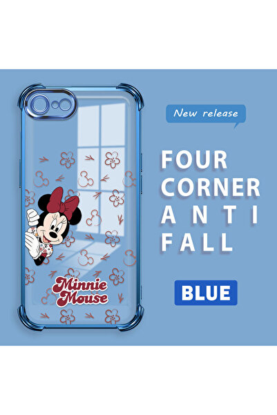 ucuc iPhone 7/8/Se 2020 2022 Compatible Transparent Four Corner Silicone Coat...