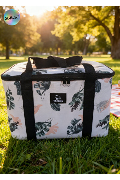 Glanart piknik, seyahat, kamp çantası sıcak- soğuk termos özellikli 8-10 saat...