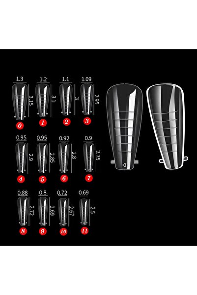 delis Връхчета за многократна употреба Marquise, TIPS08, Балерина, 120 бр.