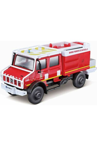 Bbugaro Macheta Bburago Emergency Vehicol Scara 1/50 Masina Pompieri Cu Scara...