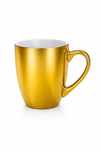 Benante Seramik Aynalı Gold Kupa 350 ml
