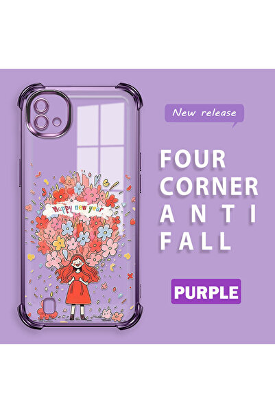 ucuc حافظة ذات حواف لامعة متوافقة مع هاتف Realme C20/C20A مصنوعة من السيليكون...