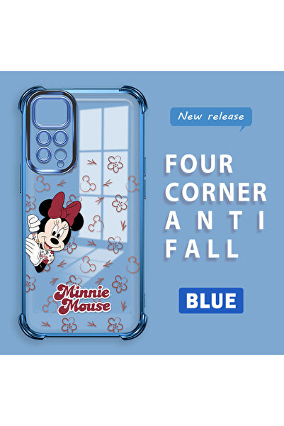 ucuc حافظة شفافة متوافقة مع ريدمي نوت 11 مصنوعة من السيليكون بأربعة زوايا وحو...