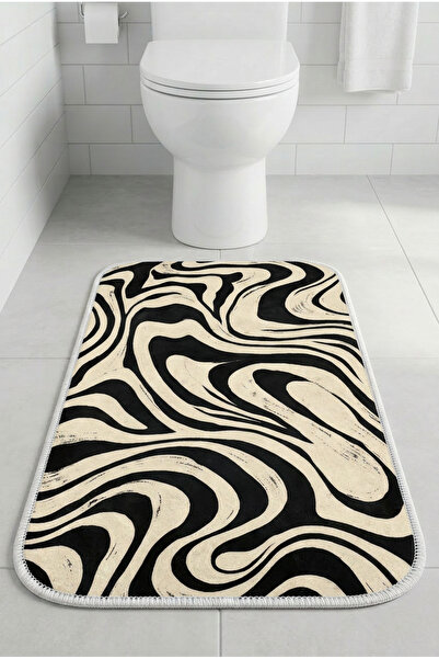 Zevahir Home Χαλάκι μπάνιου πολλαπλών χρήσεων για μπροστά από την τουαλέτα, α...